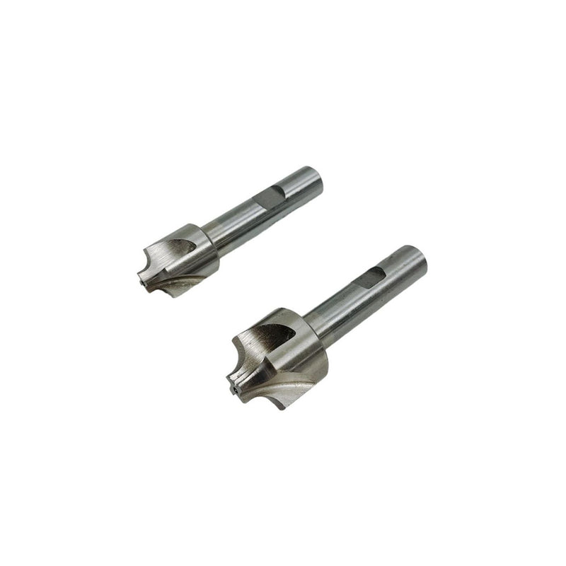 8 PC HSS 4 Flute 1/16-3/8'' Corner Rounding End Mill Set Shank Milling Cutter