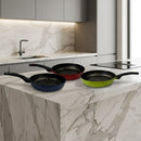 8" to 13" 3D Diamond Coating Nonstick Frying Pan, Made in Korea Cookware Pan for Everyday Cooking
