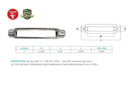 Stainless Steel T316 Mil-Spec Turnbuckle Body