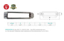 Stainless Steel T316 Mil-Spec Turnbuckle Body
