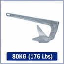 Heavy Duty Hot Dipped Galvanized Steel Bruce Anchor Style Boat Anchor For Yatch
