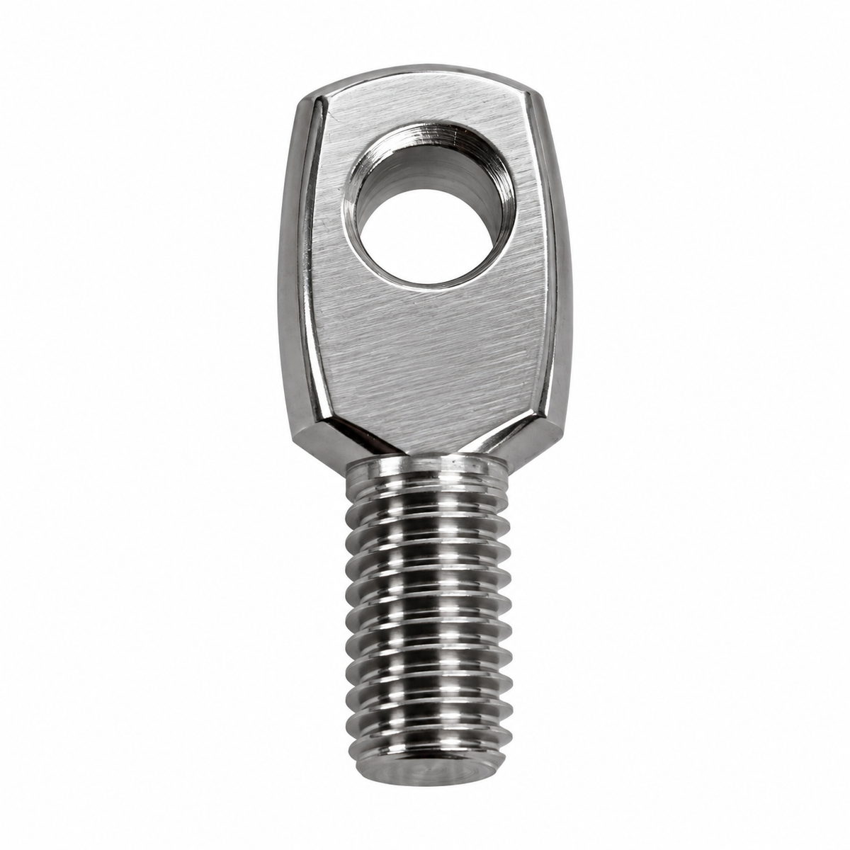 T316 Stainless Steel Threaded Eye Tab 5 Pack, 5/16"-18, 5/16"-24, and 5/16" Lag Thread Marine Grade Cable Hardware