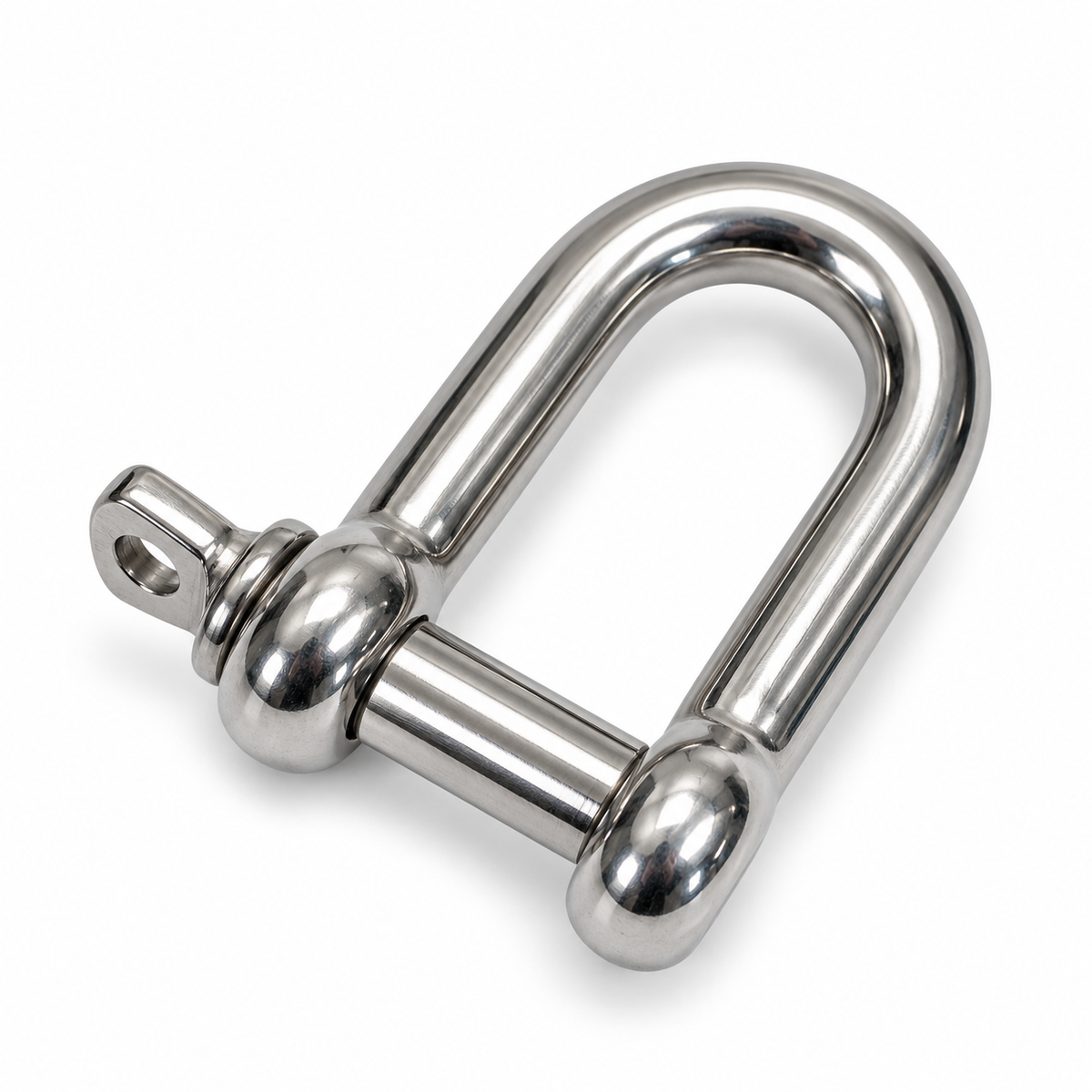 5 Pc Set T316 Stainless Steel D Type Bow Shackle, Marine Boat Anchor Rigging Shackle for Chain, Paracord, Rope
