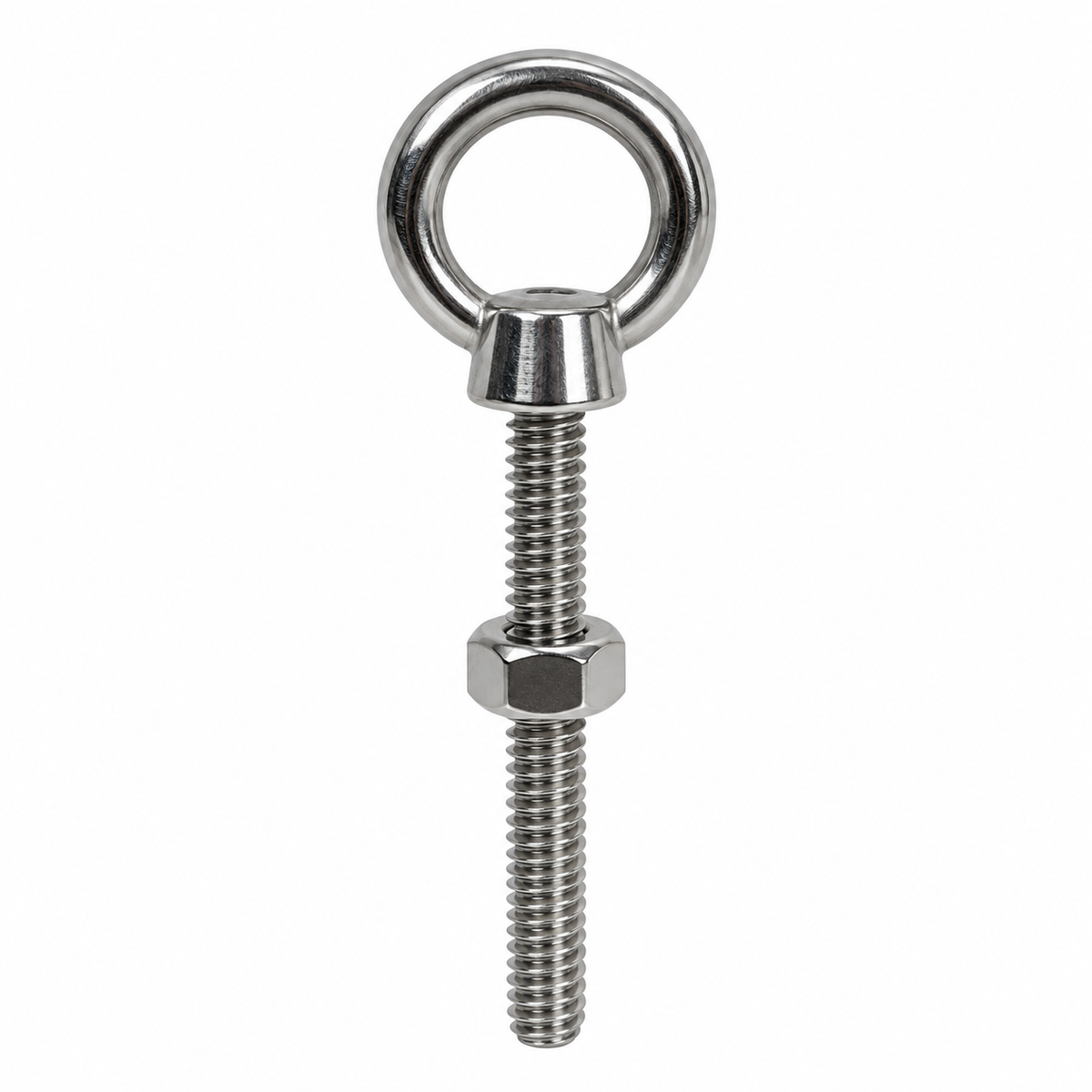 Marine Boat T316 Stainless Steel Shoulder Eye Bolt, Marine Grade Eye Bolt for Rigging, Lifting, Cable, and Deck Hardware