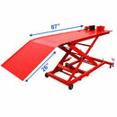 1000 LBS Hydraulic Bike Motorcycle Lift Table Jack Stand Shop Bike Lifting Stand