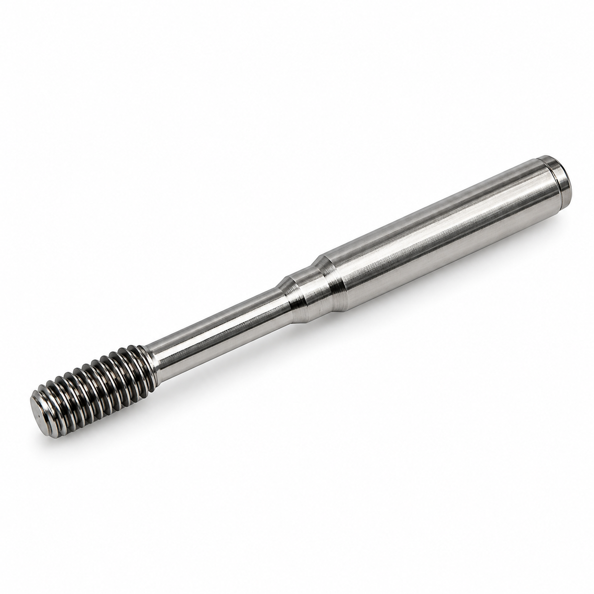 4 Pc Set T316 Stainless Steel 1/4" Stud Hand Swage Slimline Stud for 1/8" 3/16" Cable, Marine Wire Rope Railing Fitting