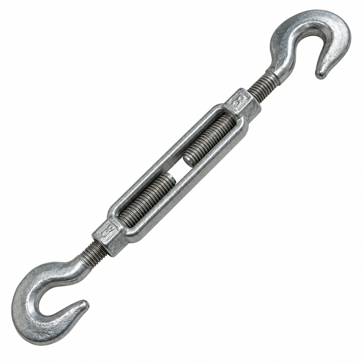 Galvanized Drop Forged Turnbuckle, Hook Eye, Jaw Eye, Hook Hook, Jaw Jaw, and Eye Eye Rigging Tensioner