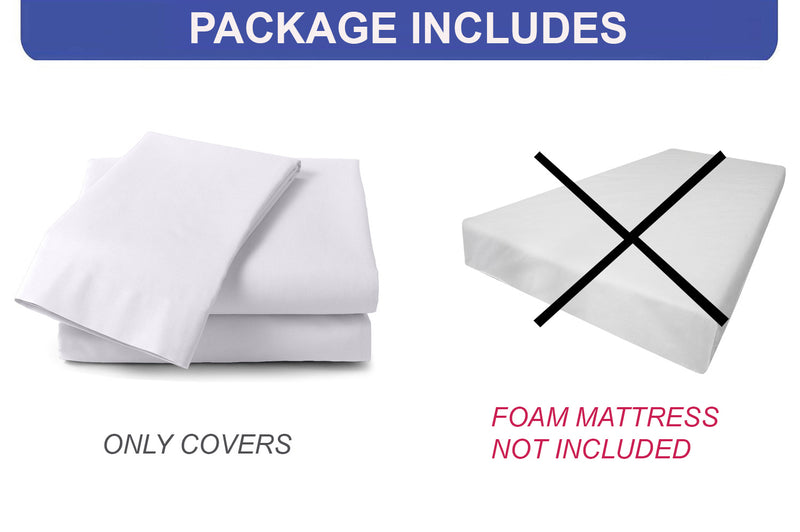 Knife Edge 6" Crib Size 52x28x6 Outdoor Daybed Mattress Fitted Sheet Slip Cover Only -AD001