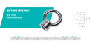 4 PC 1/2" Boat Marine 316 Stainless Steel Lifting Eye Nut 2,000 LB Cap UNC Tap