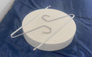 25 PC 15" Chrome Slack Hangers Metal Open End Pants Hanger Non-Slip Hanging