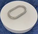 Stainless Steel T316 Marine Master Link, Welded Formed Rigging Link for Boat, Lifting, Chain, Rope, Cable, Dock, and Outdoor Hardware