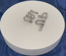 Mil Spec Stainless Steel T316 Forged 5/16" Screw Pin Chain Shackle 1,300 Lb WLL