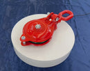 4 Ton Single Sheave Yarding Block Oval Eye Cable Wire Rope Snatch Block Pulley 8,000 Lbs WLL