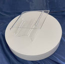 Clear Acrylic Double Shoes Rest Display Fixture Stand Retail Heels Slant Riser Holder