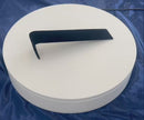 8'' x 1-1/2'' Single Black Velvet Jewelry Display Ramp Necklace Bracelet Holder