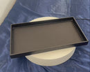 1" Deep Black Stackable Jewelry Tray Organizer Display Showcase