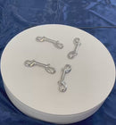 4 Pc Set Marine T316 Stainless Steel Double Bolt Snap Hook, Eye Bolt Hook Snap Lock for Rope, Chain, Cable, and Rigging