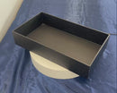 3" Deep Black Stackable Jewelry Tray Organizer Display Showcase