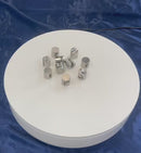 10 pc Set T316 Stainless Steel Adjustable Cross Cable Clip Clamp, Wire Cable Rope Clamp for Marine, Deck Railing