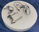 4 Pc Set Marine Stainless Steel Round U-Bolt Exhaust Clamp, Pipe U Bolt Clamp for Boat, Trailer, Automotive