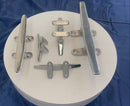 T316 Stainless Steel Flat Top Trimline Dock Cleat for Marine Boat, Rope Tie Down Cleat for Deck, Dock, Yacht, and Mooring Use
