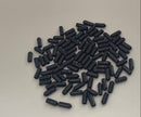 100 Pc Plastic End Cap Covers for 1/8" 3/16" 1/4" Cable Wire Rope, Protective Cable End Caps for Railing, Deck, Dock, and Outdoor Use