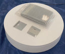 100 PC Grey Plastic Earring Card 2" x 2" Hang Jewelry Display Plain Cards Retail Supplies