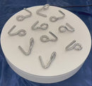 Stainless Steel Downhaul Hook for Marine Boat Rigging, Lifting Hook for Sailboat Lines, Rope, Chain, Dock Hardware, and Outdoor Use