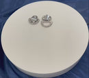 4 Pc Marine Boat Stainless Steel 3/16" Folding Pad Eye D Ring Rigging Lifting