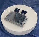 100 PC Black Plastic Earring Card 2" x 2" Hang Jewelry Display Plain Cards Retail Supplies
