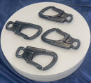 4 Pcs Aluminum Alloy Forged Snap Auto Locking Carabiner 32KN Climbing Snap Lock