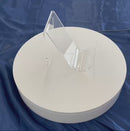 2 Pc 5''H Clear Acrylic Book Clutch Bag Easel Literature Holder Rack Stand Display Fixture