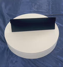 Black Velvet Rectangular Earring Display Stand Holding 6 Pairs Jewelry Holder Retail Fixture Showcase Organizer