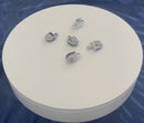 50 Pc Chrome Door Hasp Pair Glass Connector 3/16'' Tempered Glass Shelf