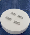 4 Pc Set Marine T316 Stainless Steel Jaw Jaw Swivel Shackle Anchor Connector, Flush Pin Chain and Rigging Link for Boat and Dock Use
