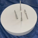 Marine Stainless Steel 5/16"-18 Set Screw Threaded Stud For 3/16" Cable Wire