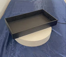 2" Deep Black Stackable Jewelry Tray Organizer Display Showcase