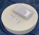 100 PC White Plastic Earring Card 2" x 2" Hang Jewelry Display Plain Cards Retail Supplies