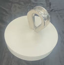 Marine HEAVY DUTY T316 Stainless Steel 1" Thimble Wire Rope Chain Anchor