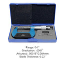 Outside Micrometer Ratchet Stop Hardened Spindle Precision Tool for Machinists