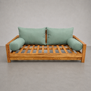 STYLE 2 Pillow & Bolster Cushion for Outdoor Indoor Daybed Porch Swing Bed Full Size Knife Edge AD002 | COVERS ONLY |