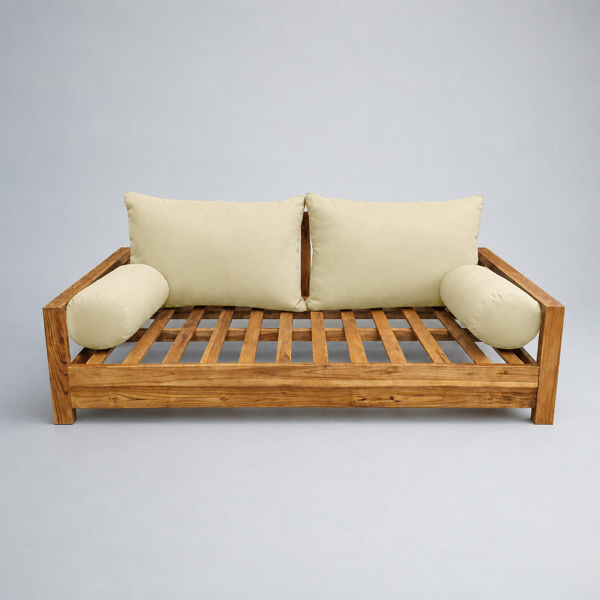 STYLE 2 Pillow & Bolster Cushion for Outdoor Indoor Daybed Porch Swing Bed Twin Size Knife Edge AD005 | COVERS ONLY |