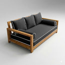 STYLE 3 - Mattress & Pillow Bolster Cushion Cover and Insert for Outdoor Indoor Daybed Porch Swing Bed Twin Size