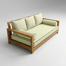 STYLE 3 - Mattress & Pillow Bolster Cushion Cover and Insert for Outdoor Indoor Daybed Porch Swing Bed Twin Size