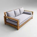 STYLE 3 - Mattress & Pillow Bolster Cushion Cover and Insert for Outdoor Indoor Daybed Porch Swing Bed Twin Size