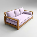 STYLE 3 - Mattress & Pillow Bolster Cushion Cover and Insert for Outdoor Indoor Daybed Porch Swing Bed Twin Size