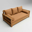 STYLE 3 - Mattress & Pillow Bolster Cushion Cover and Insert for Outdoor Indoor Daybed Porch Swing Bed Twin Size