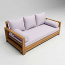 STYLE 3 - Mattress & Pillow Bolster Cushion Cover and Insert for Outdoor Indoor Daybed Porch Swing Bed Full Size