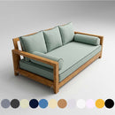 STYLE 3 - Mattress & Pillow Bolster Cushion Cover and Insert for Outdoor Indoor Daybed Porch Swing Bed