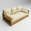 Style3 Full Size 6PC Knife Edge Outdoor Daybed Mattress Cushion Bolster Pillow Slip Cover Complete Set AD005